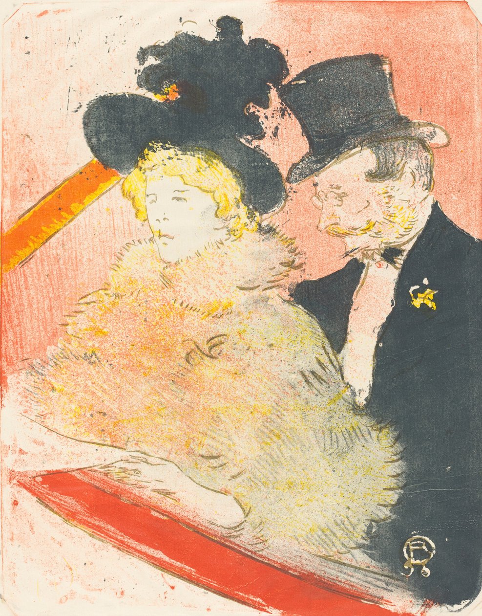 På Concert Au-konserten, 1898. av Henri de Toulouse Lautrec