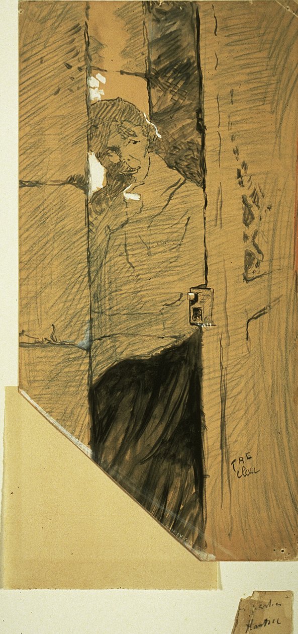 Ved døren av Henri de Toulouse Lautrec