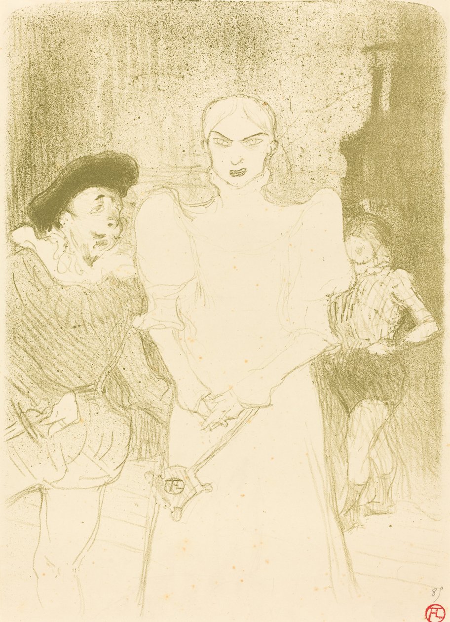 I Operaen: Mme Caron i "Faust" av Henri de Toulouse Lautrec