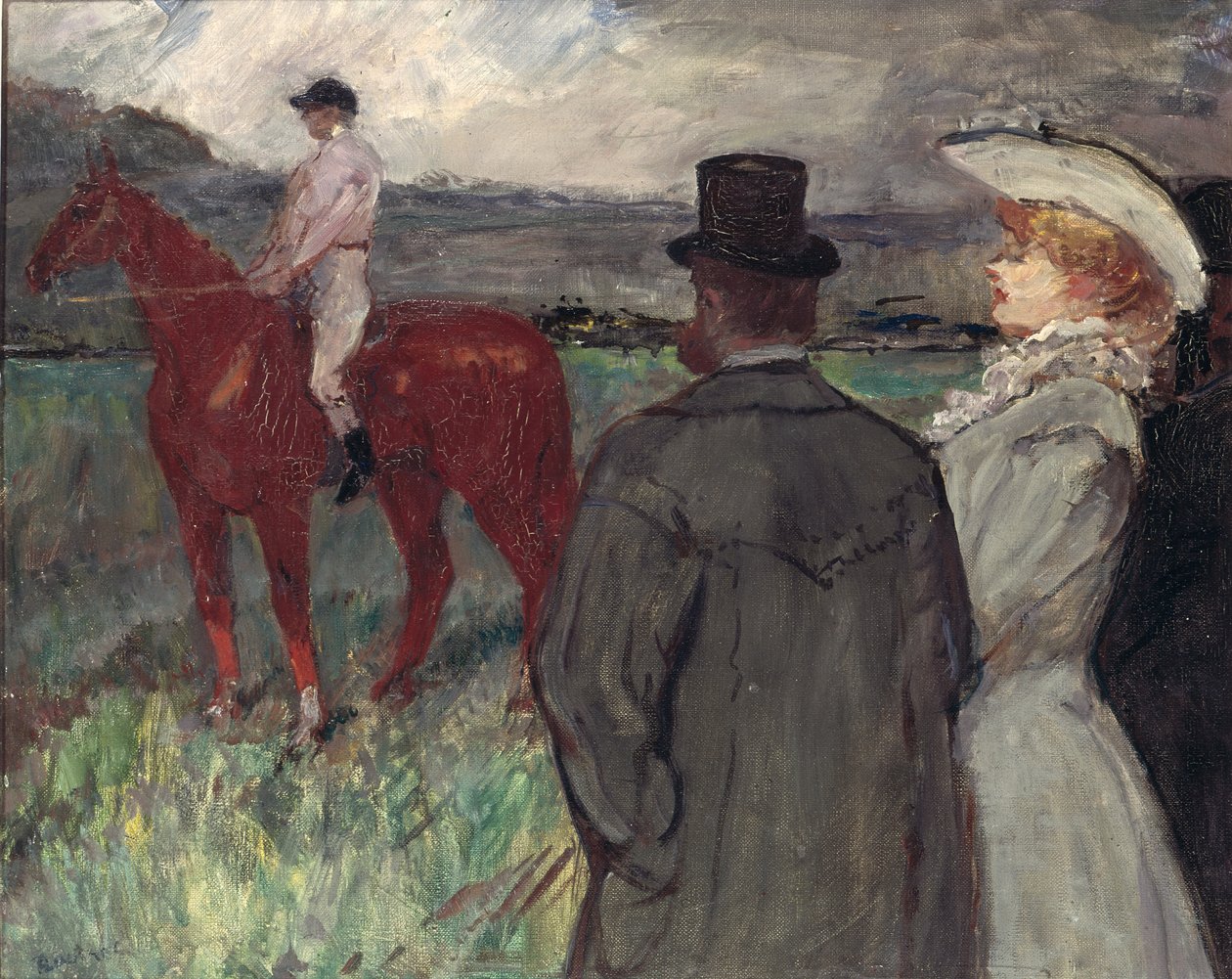 At the Racecourse av Henri de Toulouse Lautrec