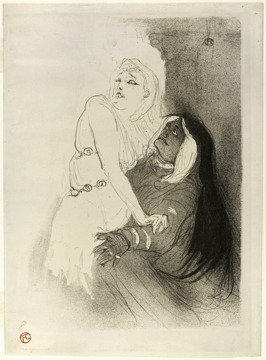 Ved renessansen: Sarah Bernhardt i Phèdre av Henri de Toulouse Lautrec