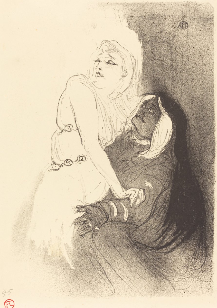 Ved renessansen: Sarah Bernhardt i "Phedre" av Henri de Toulouse Lautrec
