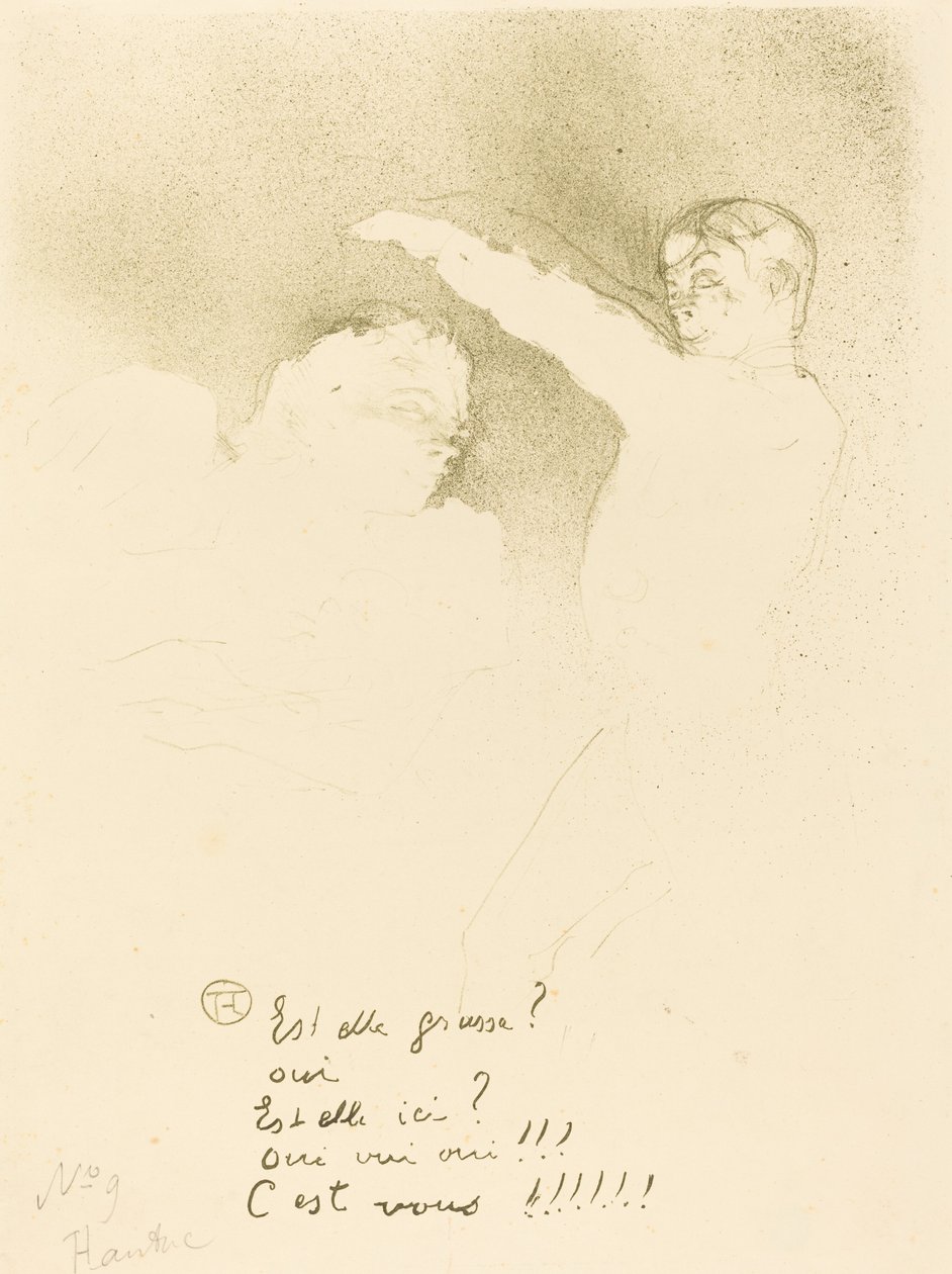 Hos variantene: Mlle. Lender et Brasseur av Henri de Toulouse Lautrec