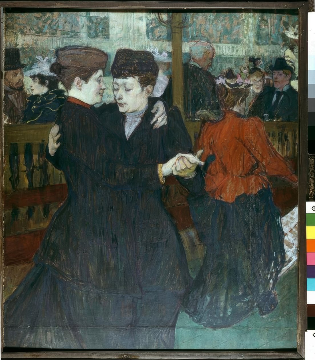 På Moulin-Rouge. De to danserne av Henri de Toulouse Lautrec