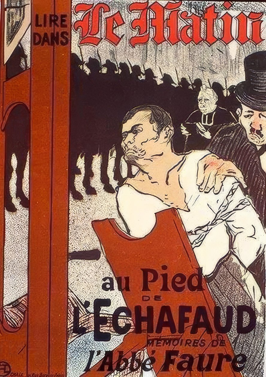 Ved foten av stillaset av Henri de Toulouse Lautrec