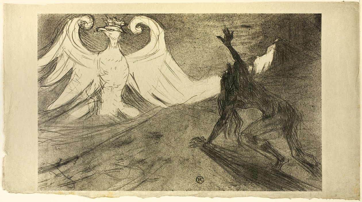 Ved foten av Sinai, avvist omslag av Henri de Toulouse Lautrec