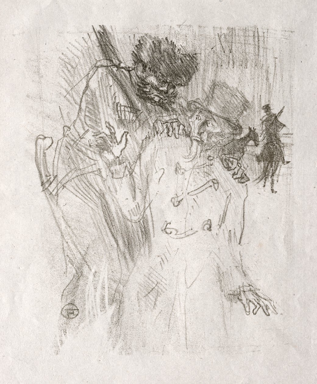 Ved foten av Sinai: Arrestasjon av Schlomé Fuss av Henri de Toulouse Lautrec