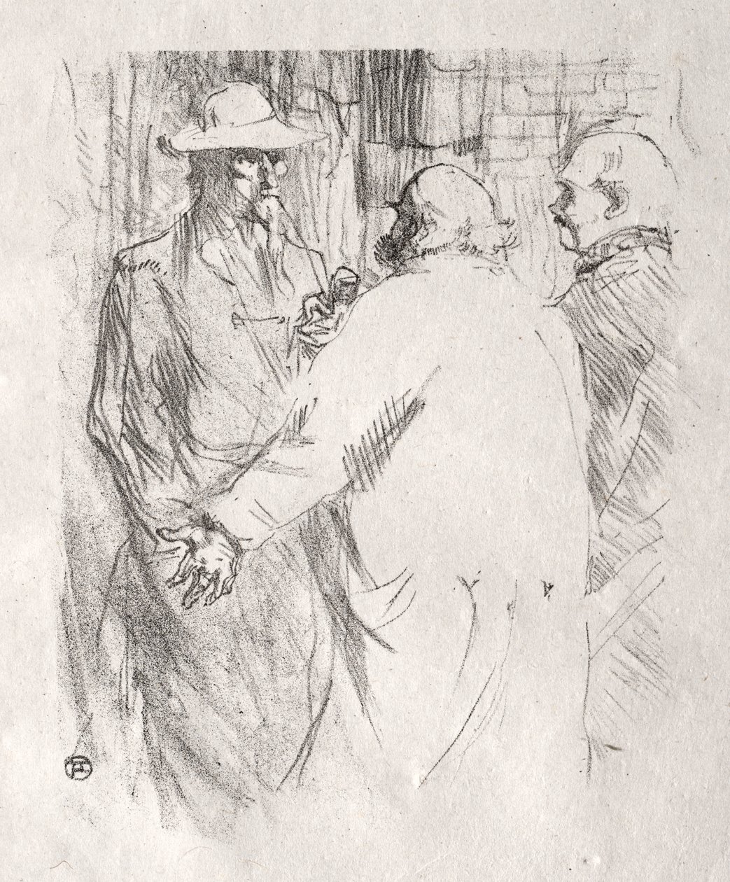 Ved foten av Sinai: Clemenceau til Busk av Henri de Toulouse Lautrec