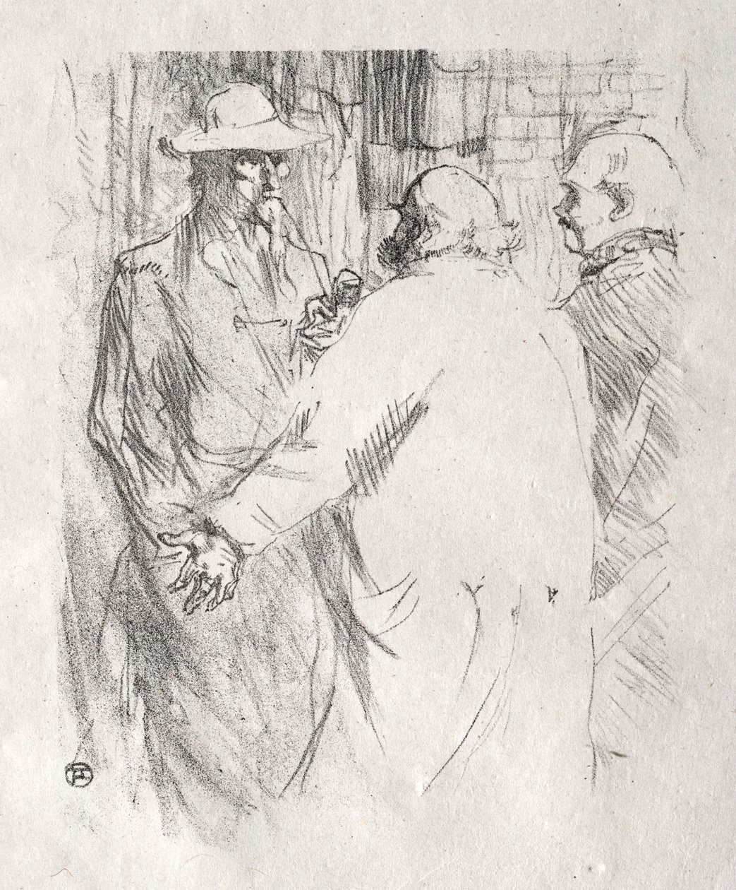 Ved foten av Sinai: Clemenceau til Busk, 1898. av Henri de Toulouse Lautrec
