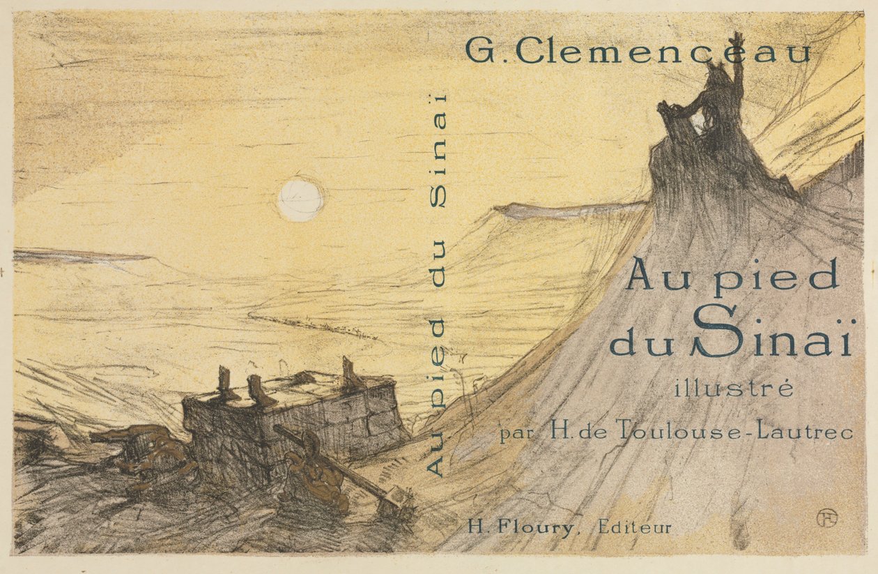 Ved foten av Sinai: Omslag, 1898. av Henri de Toulouse Lautrec