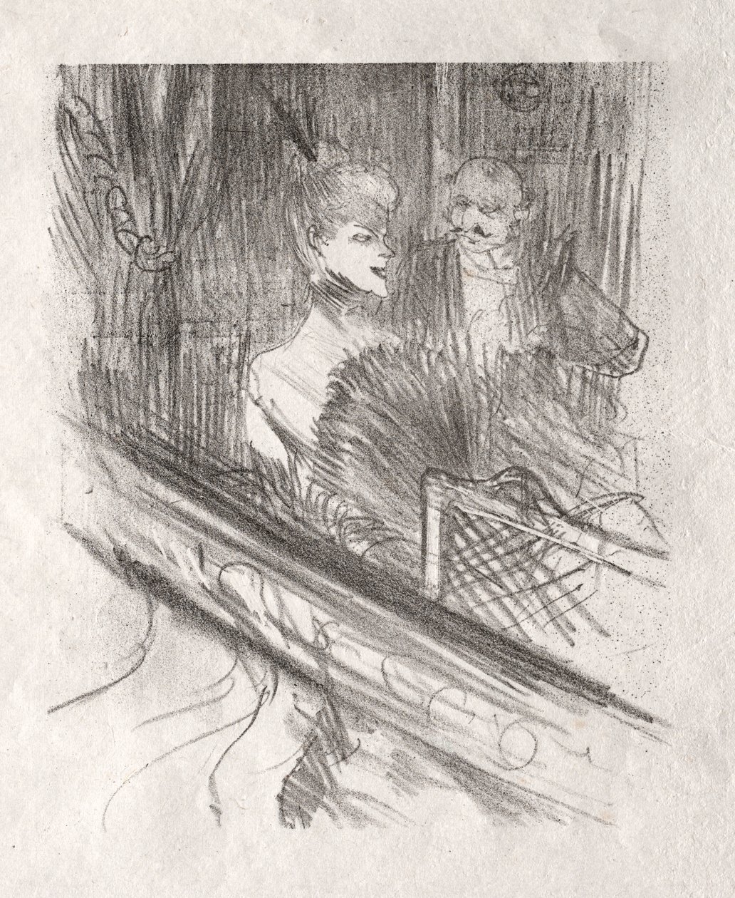 Ved foten av Sinai: Baron Moïse, 1898. av Henri de Toulouse Lautrec