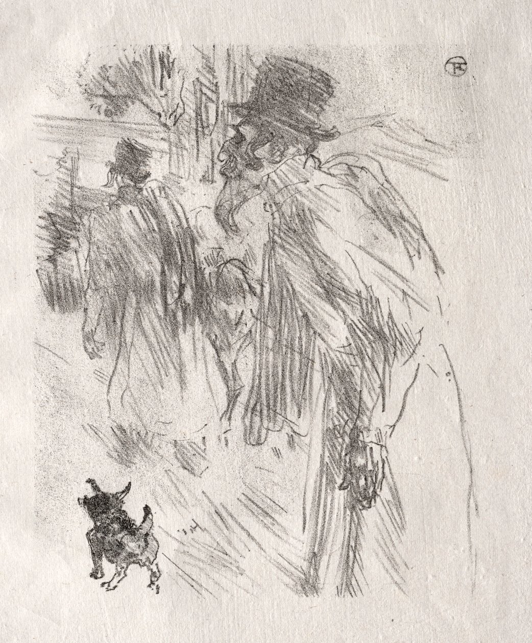 Ved foten av Sinai: De polske jødene, Carlsbad, 1898. av Henri de Toulouse Lautrec