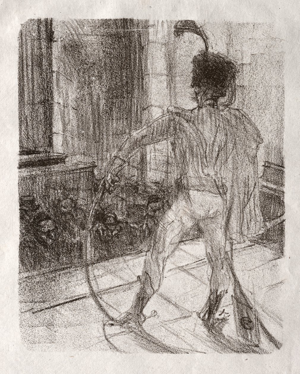 Ved foten av Sinai: Schlomé Fuss ved synagogen av Henri de Toulouse Lautrec