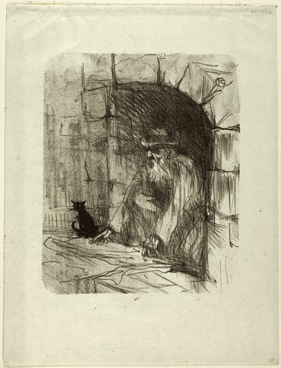 Bakrommet i en butikk i Krakow, fra Au Pied du Sinaï av Henri de Toulouse Lautrec