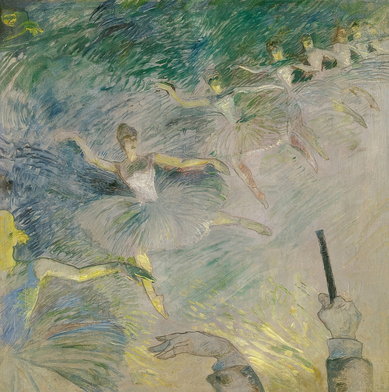 Ballettdansere. 1885/86 av Henri de Toulouse Lautrec