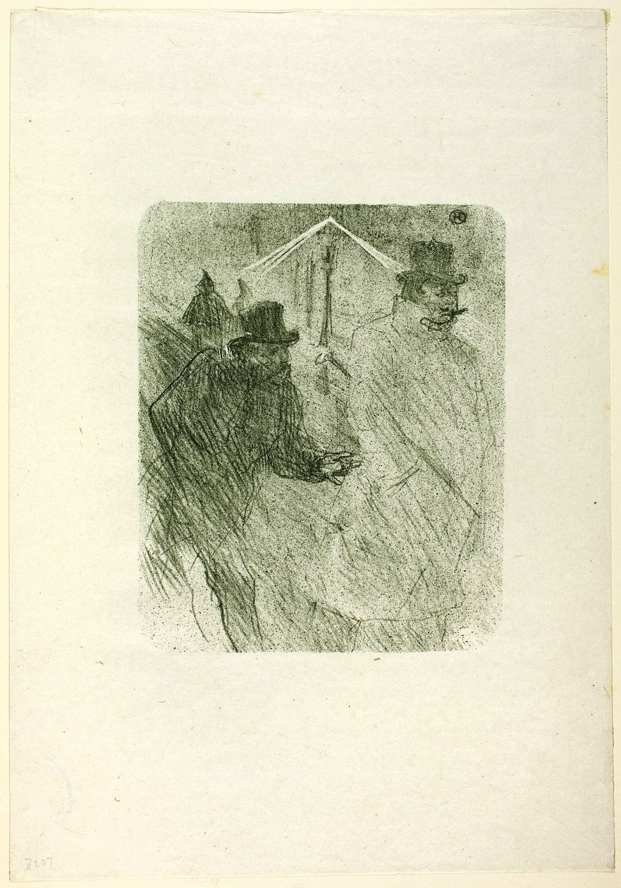 Baron Moïse Begging, fra Au Pied du Sinaï av Henri de Toulouse Lautrec