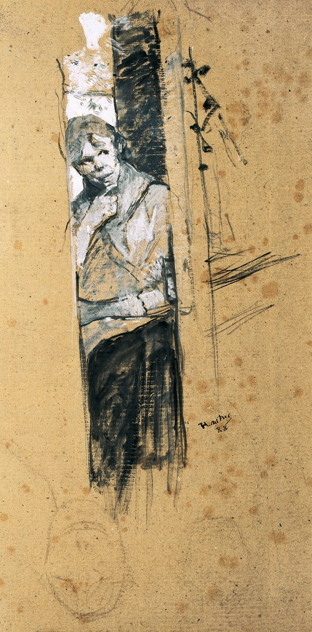 Bak scenen av Henri de Toulouse Lautrec