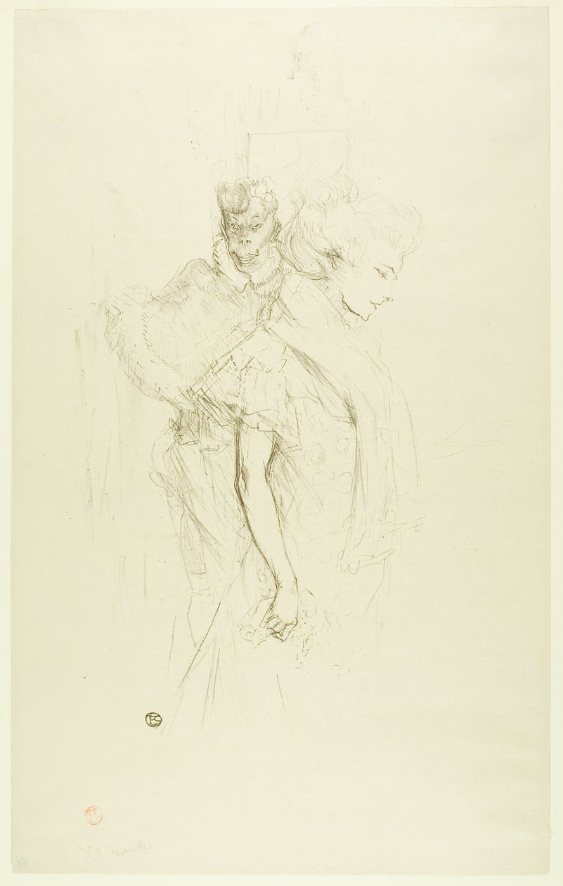 Hvit og svart av Henri de Toulouse Lautrec