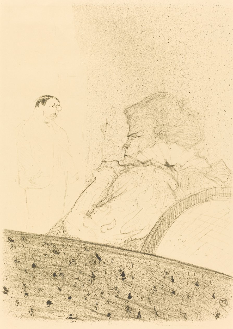 Brandes i sin boks av Henri de Toulouse Lautrec