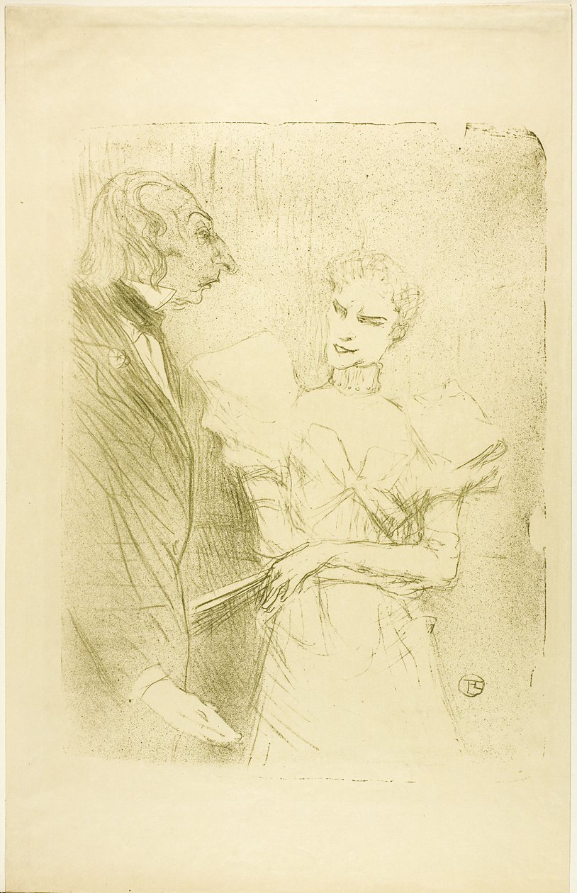 Brandès og Leloir, i Les Cabotins av Henri de Toulouse Lautrec