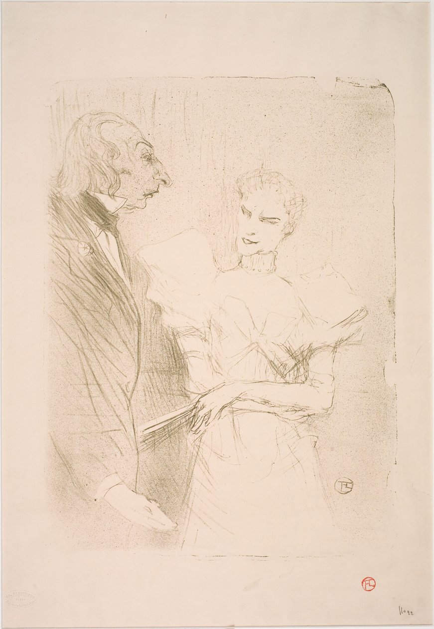 Brandès og Leloir, i Cabotins av Henri de Toulouse Lautrec