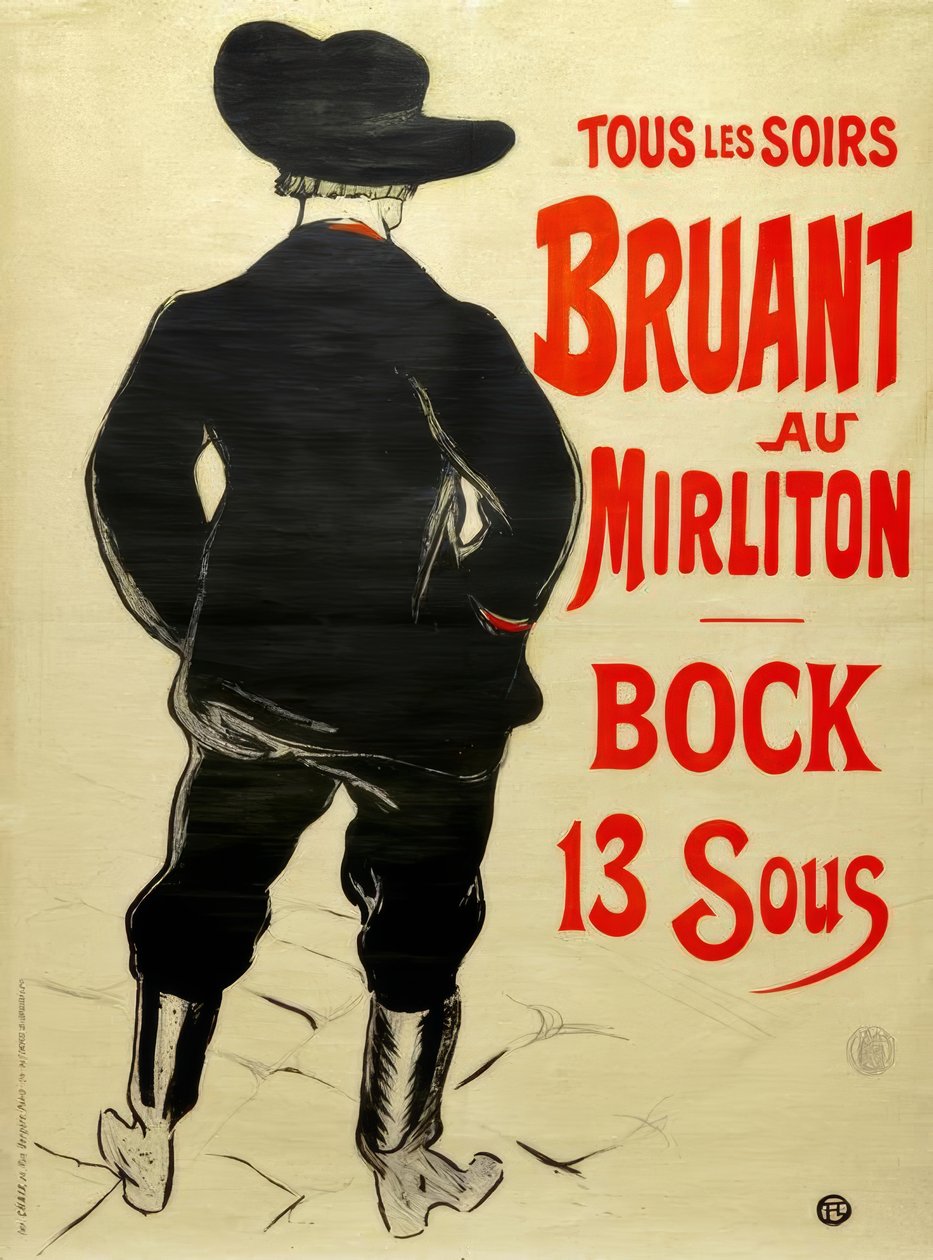 Mirliton-spurv av Henri de Toulouse Lautrec