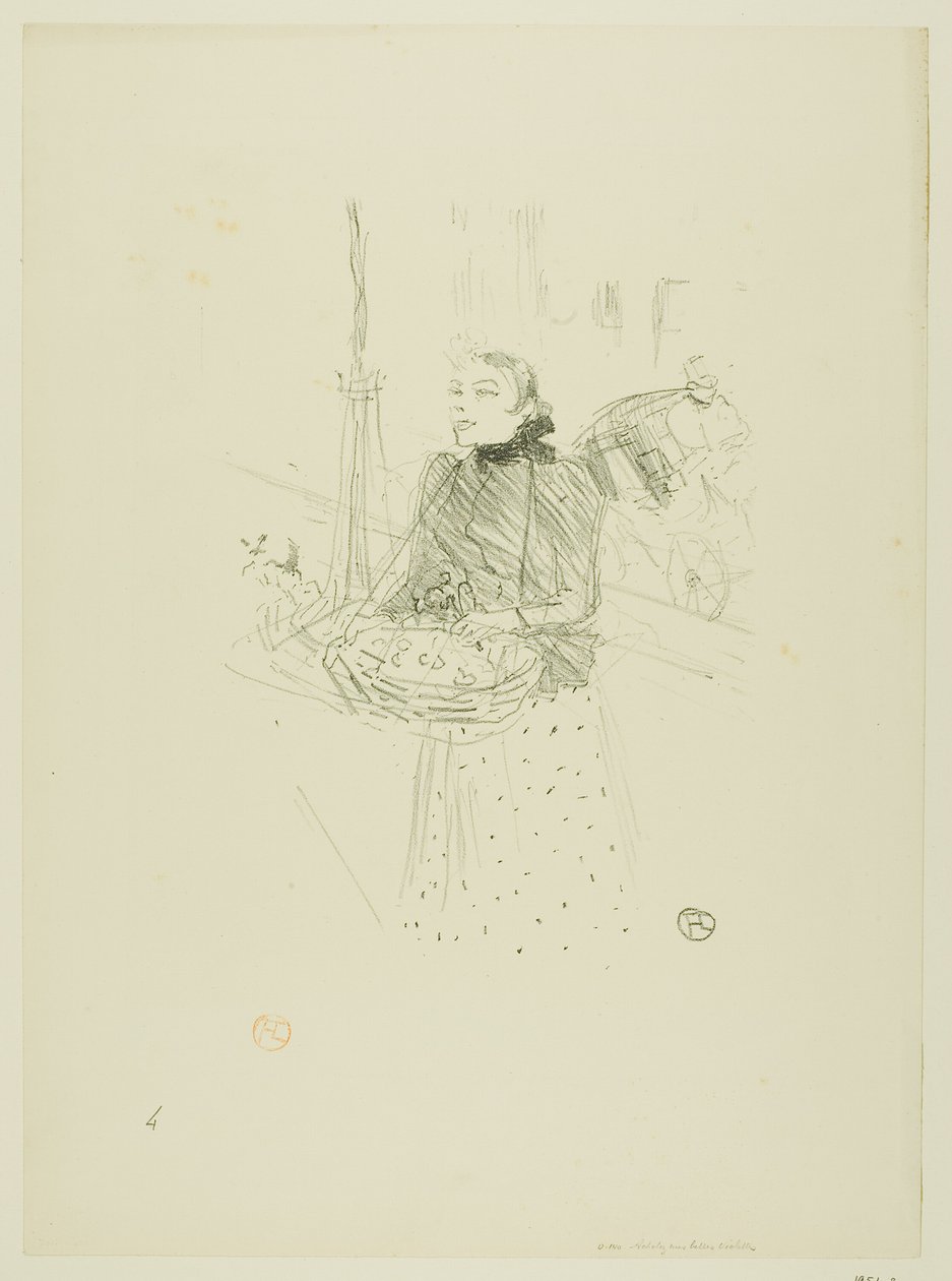 Kjøp My Pretty Violets, fra Melodier av Désiré Dihau av Henri de Toulouse Lautrec