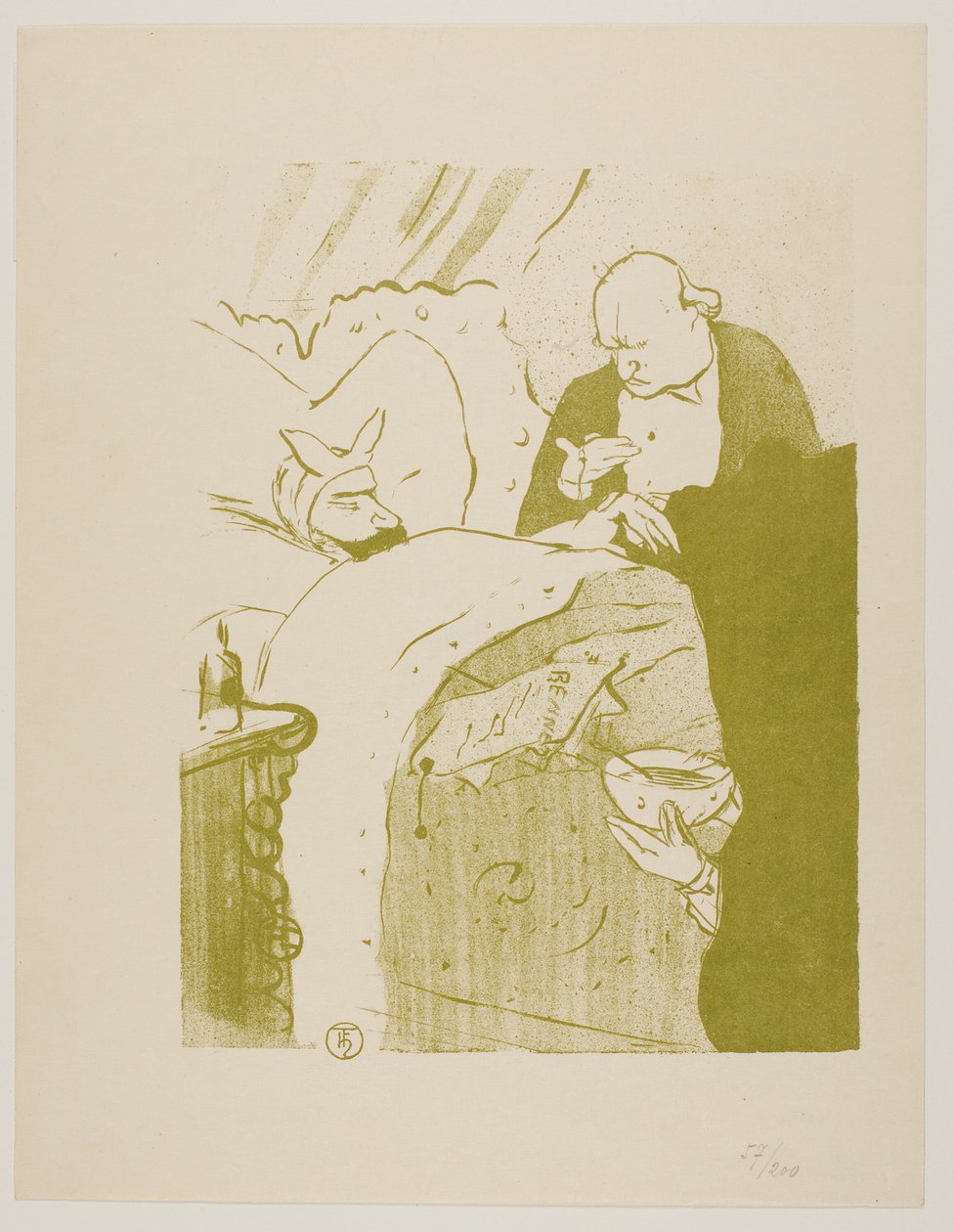 Carnot er syk! av Henri de Toulouse Lautrec