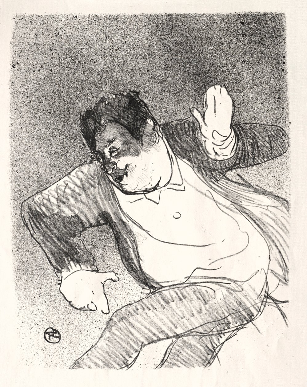 Caudieux, 1893. av Henri de Toulouse Lautrec