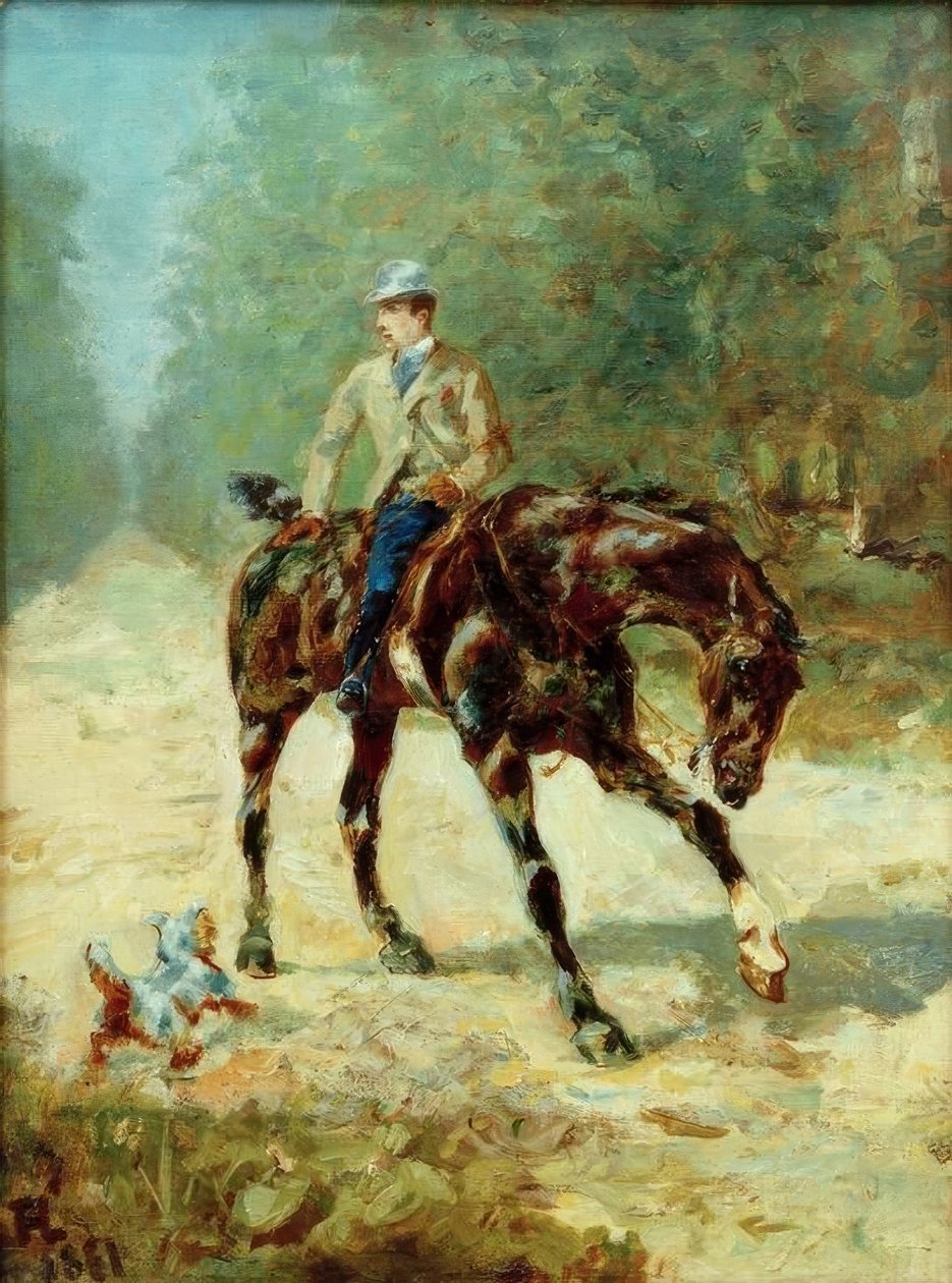 Cavalier M. du Passage av Henri de Toulouse Lautrec