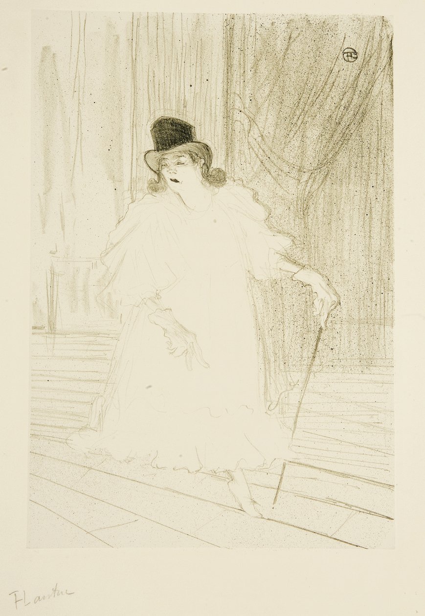 Cecy Loftus, 1895 av Henri de Toulouse Lautrec