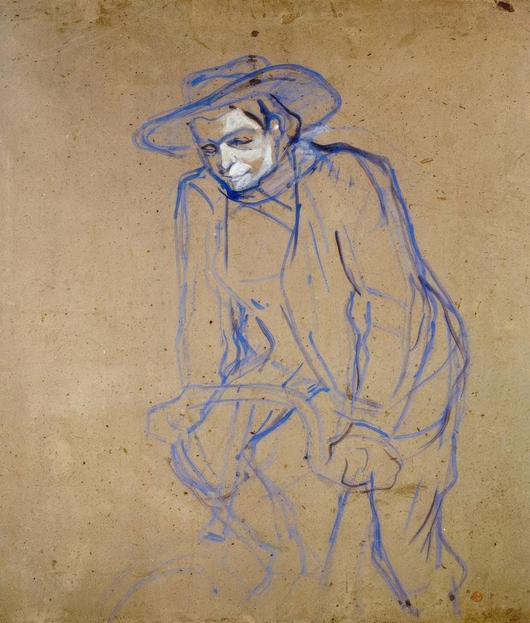 Svart katt av Henri de Toulouse-Lautrec