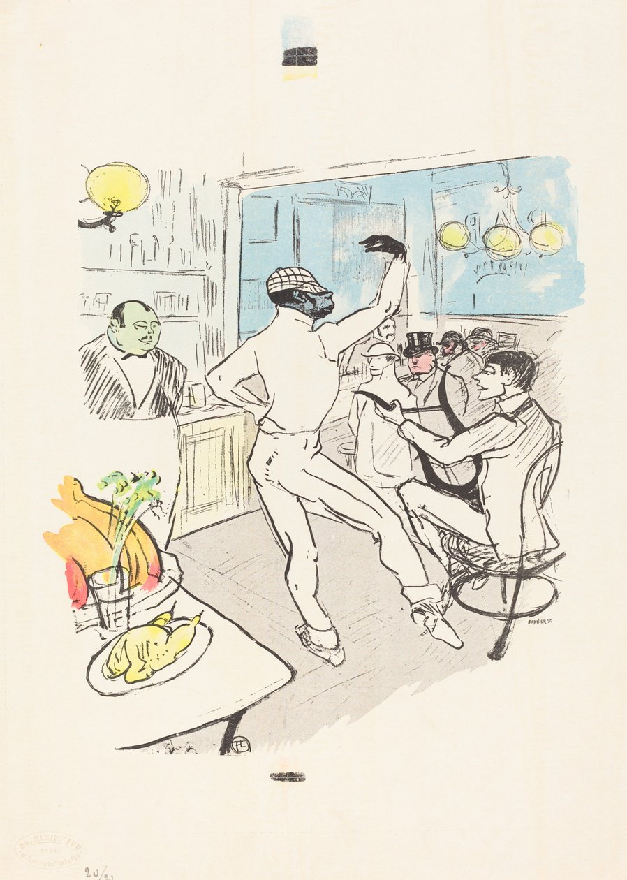 Sjokoladedans i Achille Bar av Henri de Toulouse Lautrec
