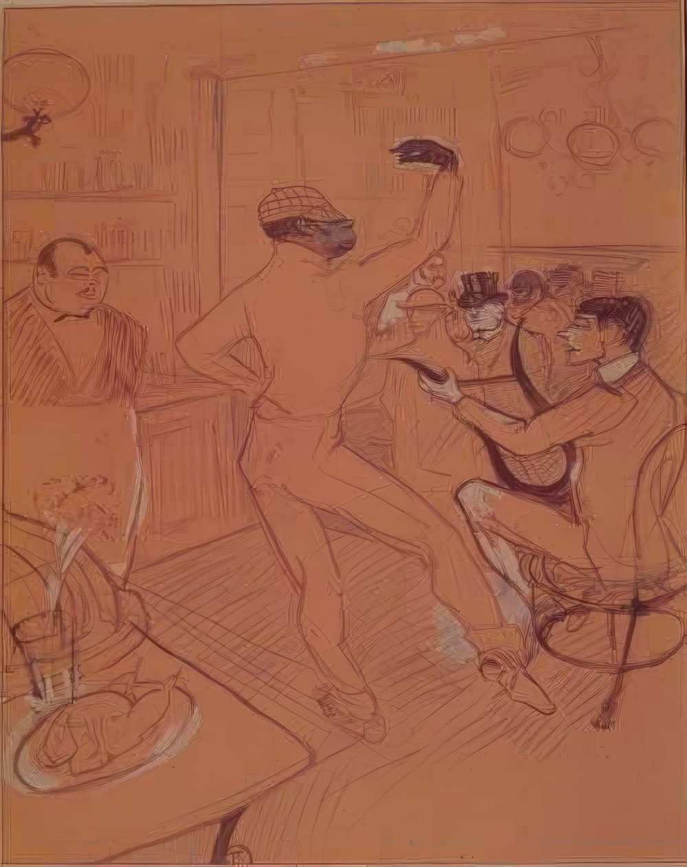 Dansende sjokolade av Henri de Toulouse Lautrec