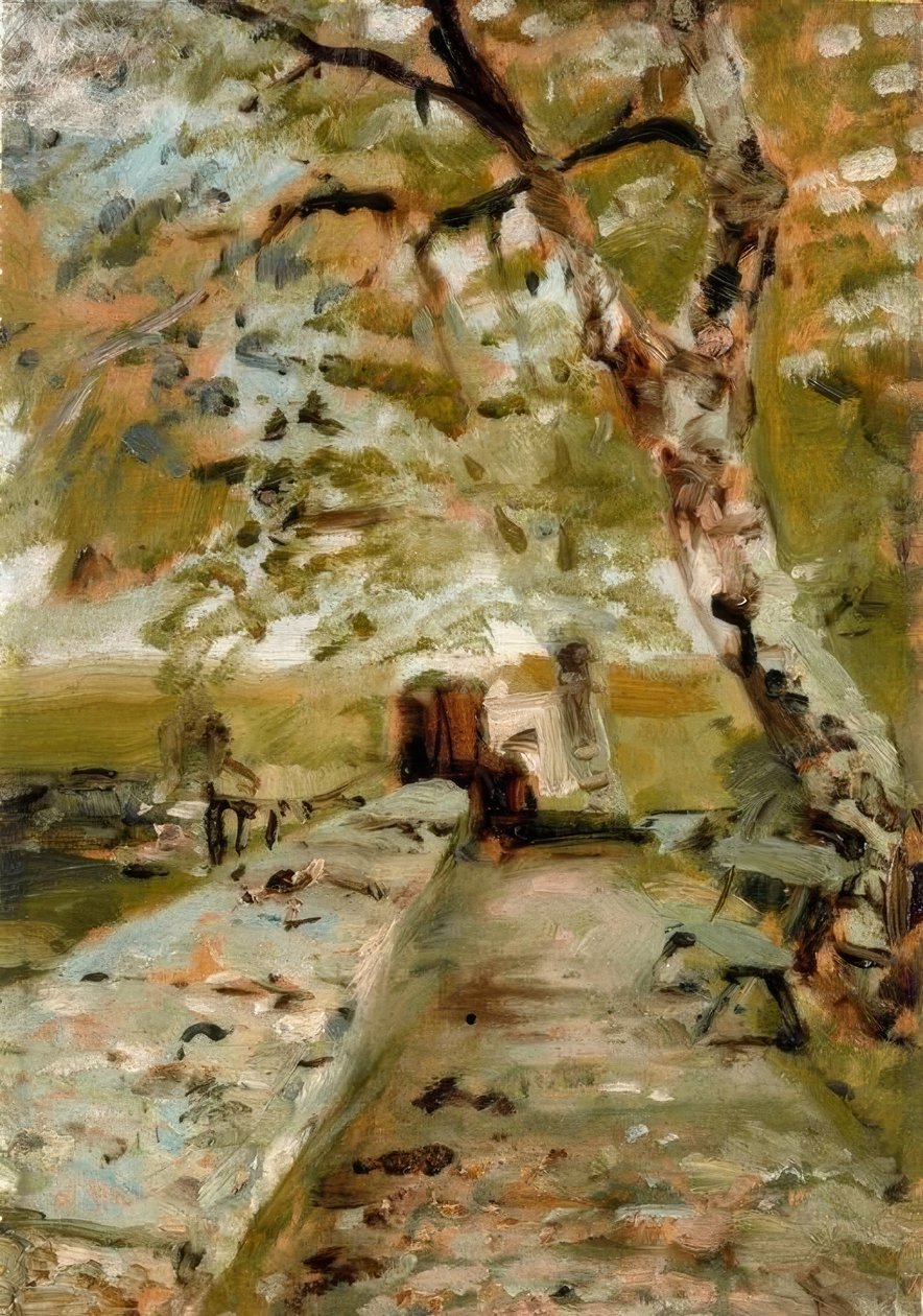 Slottet i Bosc. Terrassen av Henri de Toulouse Lautrec