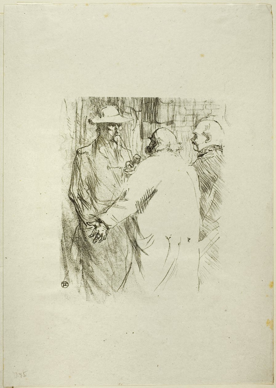 Clemenceau i Busk, fra Au Pied du Sinaï av Henri de Toulouse Lautrec
