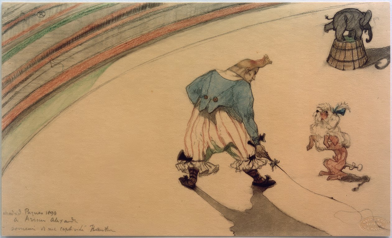 Klovnetrener av Henri de Toulouse Lautrec