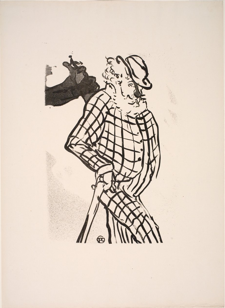 Engelsk Quirky komiker av Henri de Toulouse Lautrec