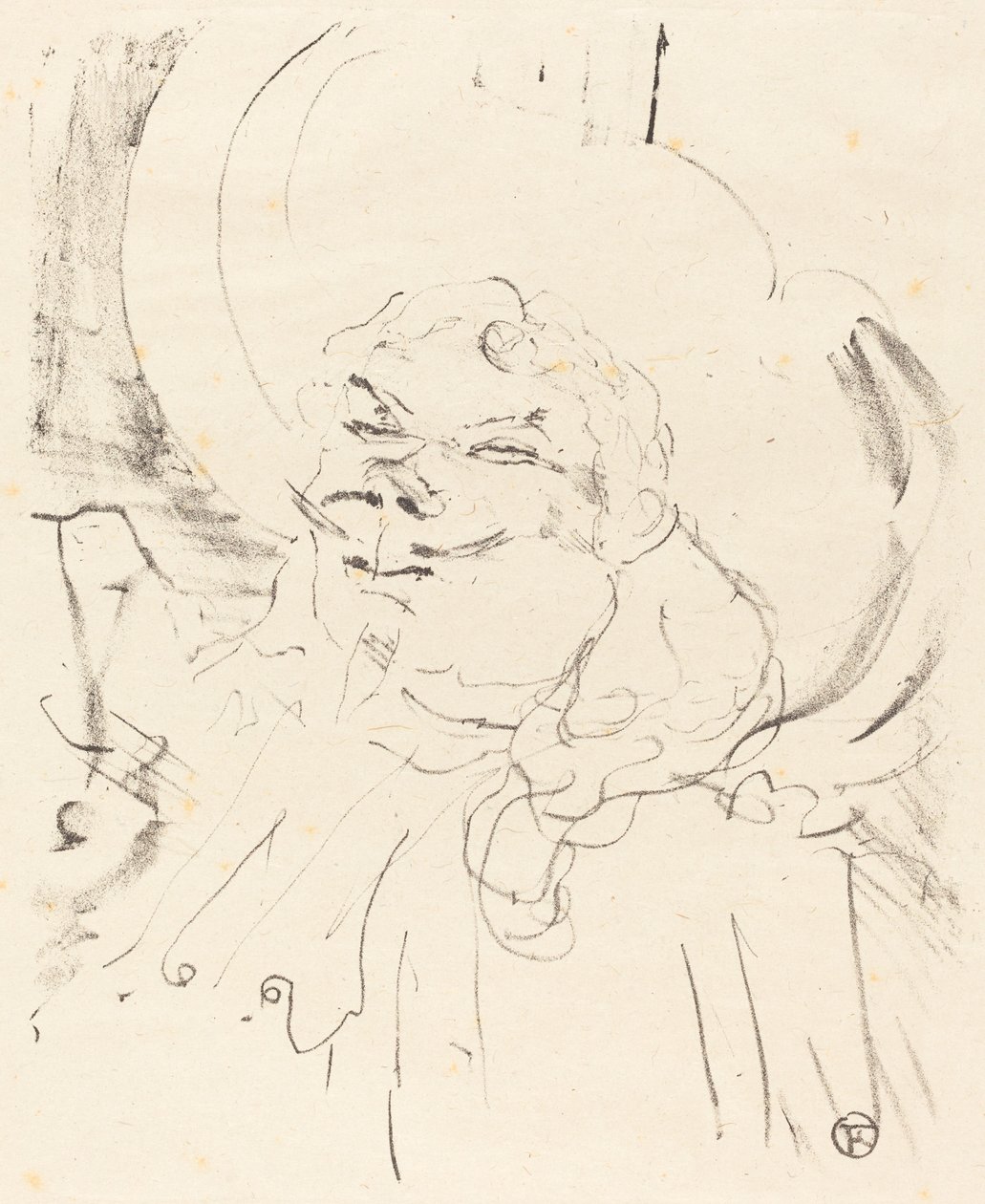 Coquelin den eldste (Coquelin aine) av Henri de Toulouse Lautrec