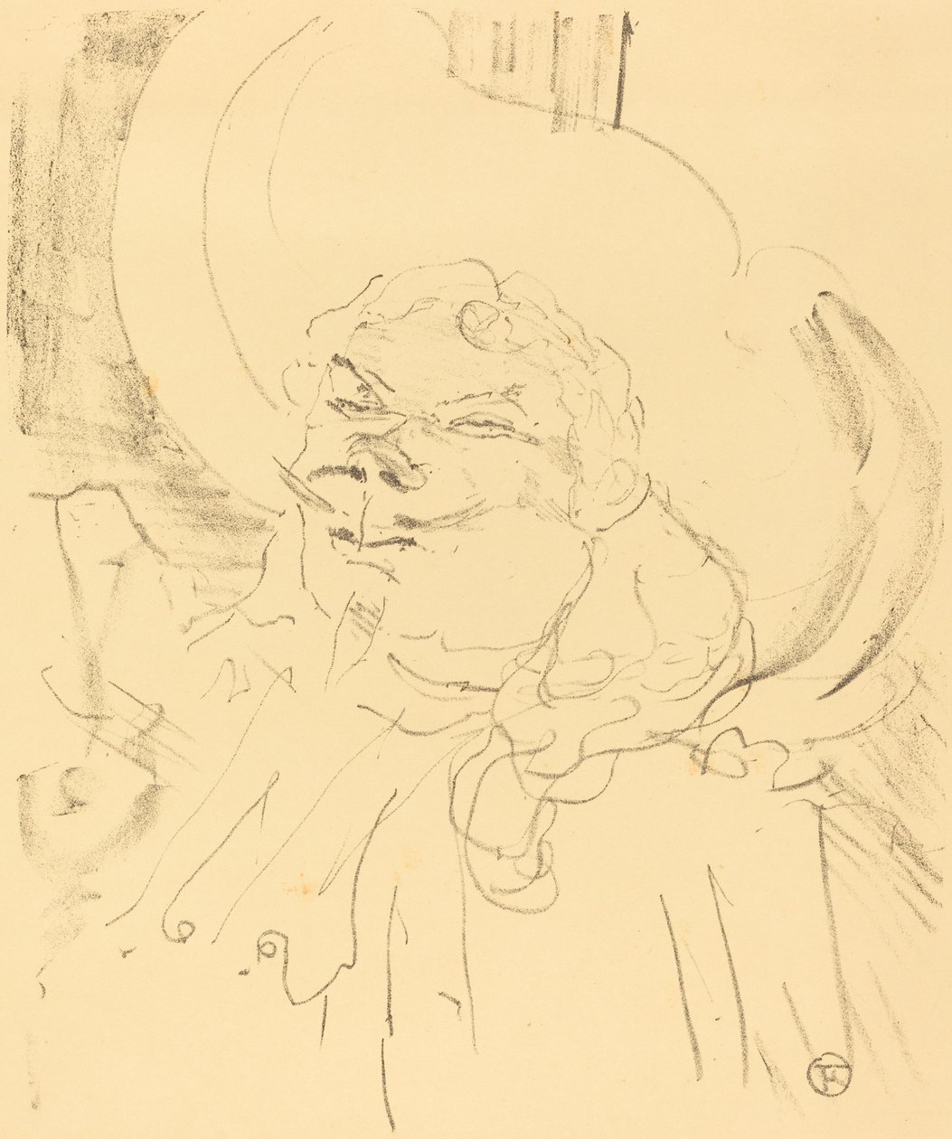 Coquelin den eldste (Coquelin aine) av Henri de Toulouse Lautrec