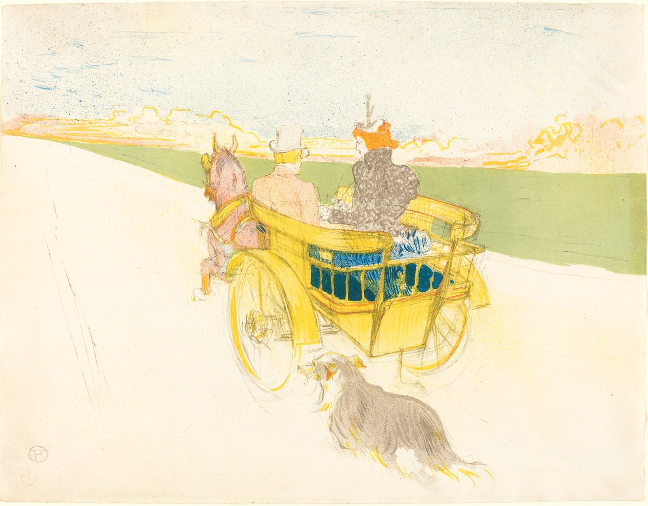 Utflukt på landet av Henri de Toulouse Lautrec