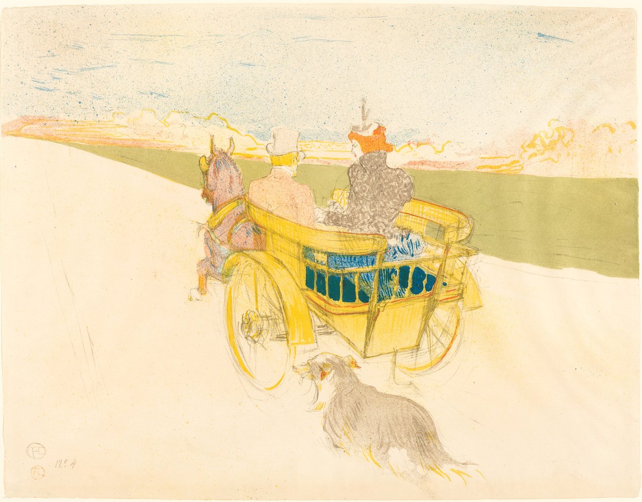 Utflukt på landet av Henri de Toulouse Lautrec
