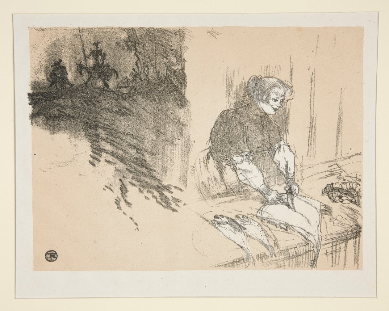 Dekke til av Henri de Toulouse Lautrec