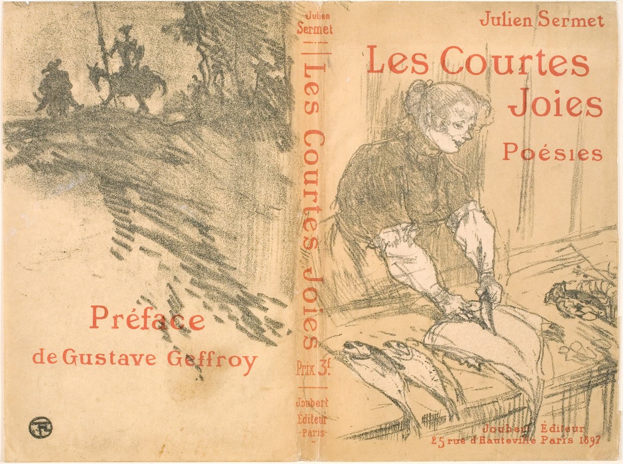 Omslag til The Short Joys av Henri de Toulouse Lautrec