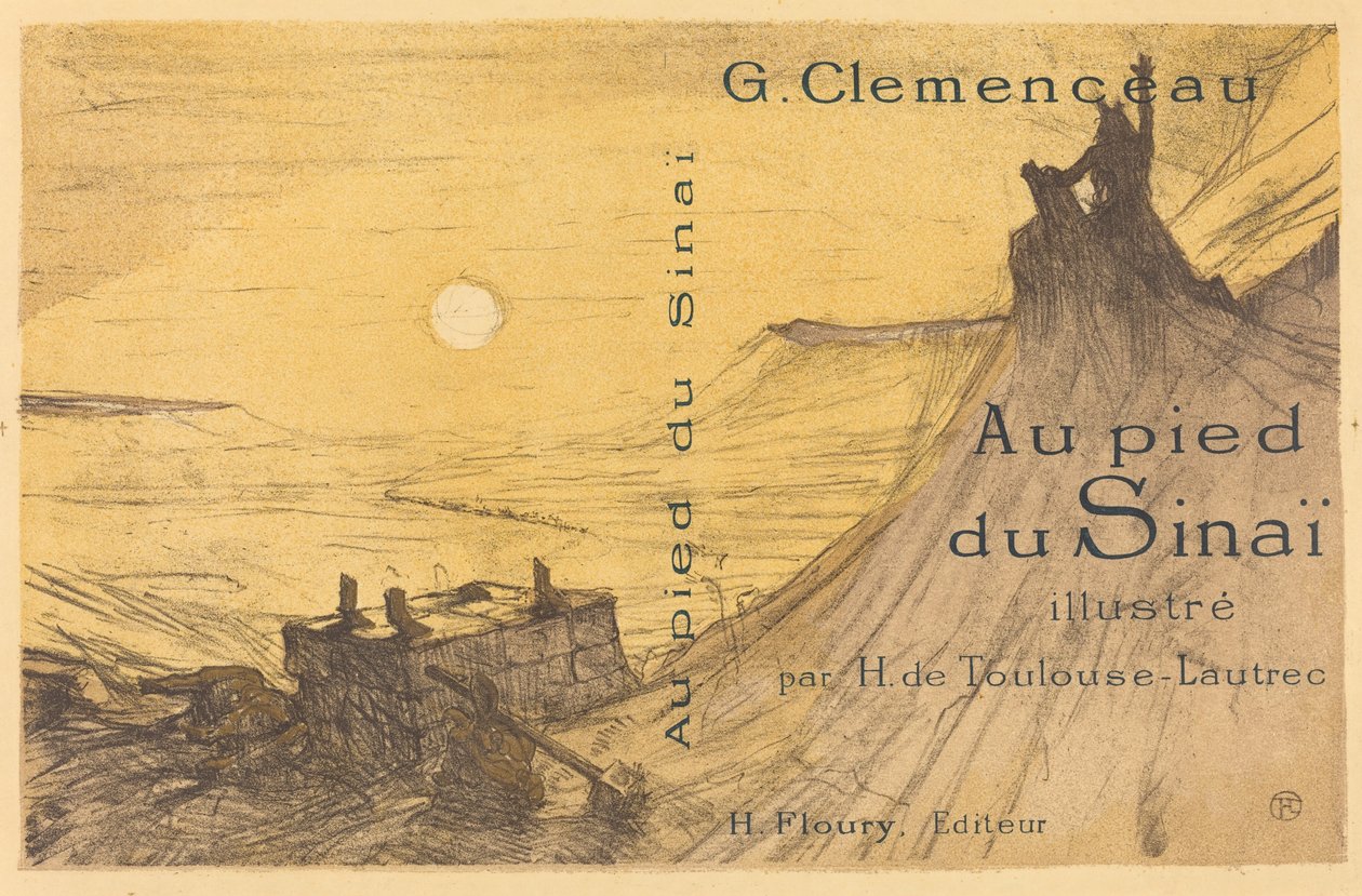Cover for "Ved foten av Sinai" av Henri de Toulouse Lautrec