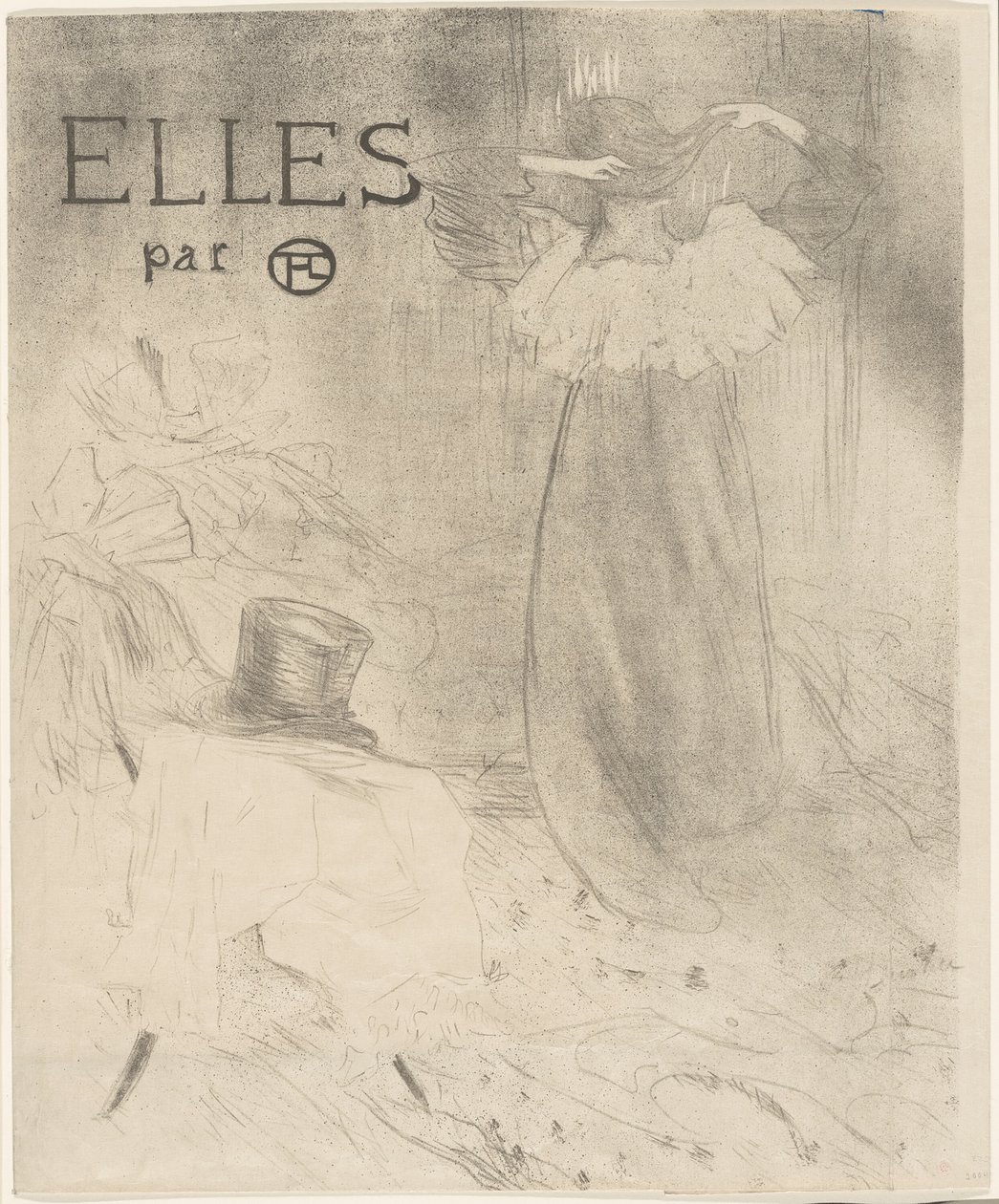 Omslag for Elles av Henri de Toulouse Lautrec