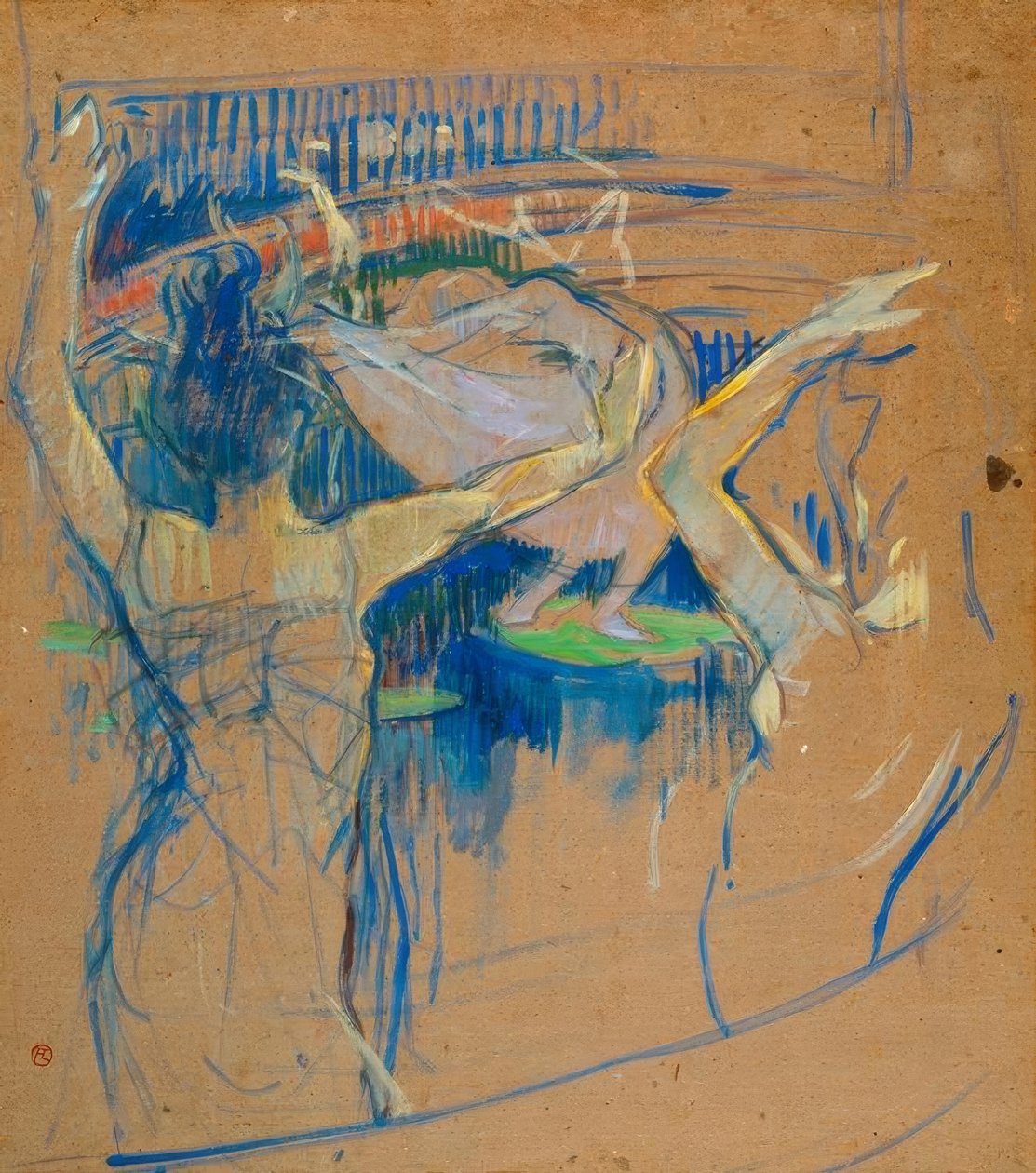 Das Ballett Papa Chrysanthemum av Henri de Toulouse Lautrec