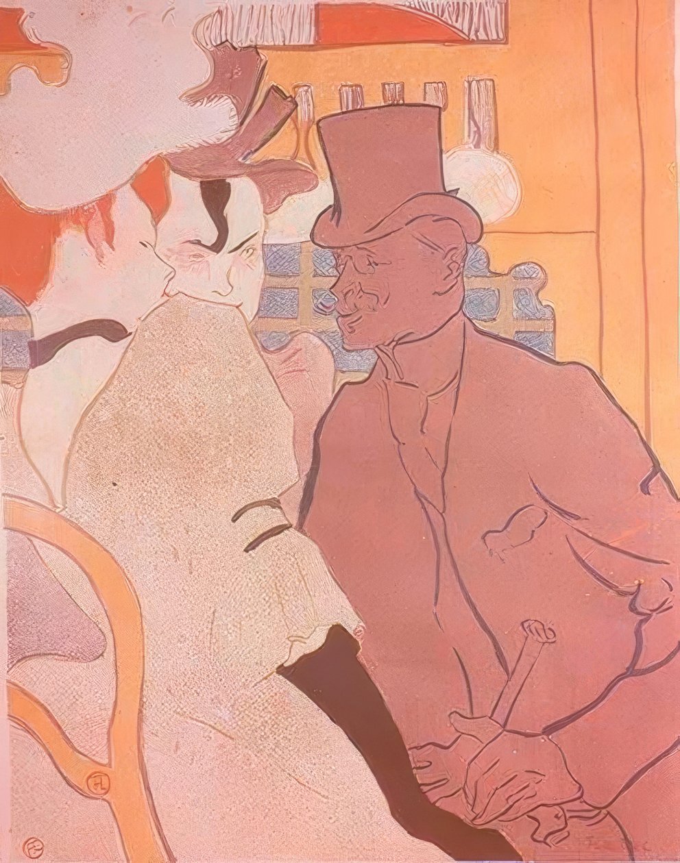 Engelskmannen i Moulin Rouge av Henri de Toulouse Lautrec