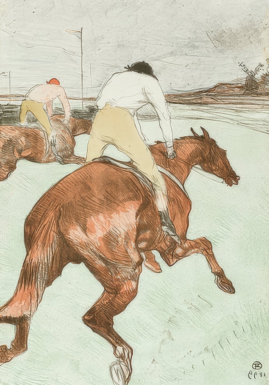 Jockeyen (Le Jockey). 1899 av Henri de Toulouse Lautrec