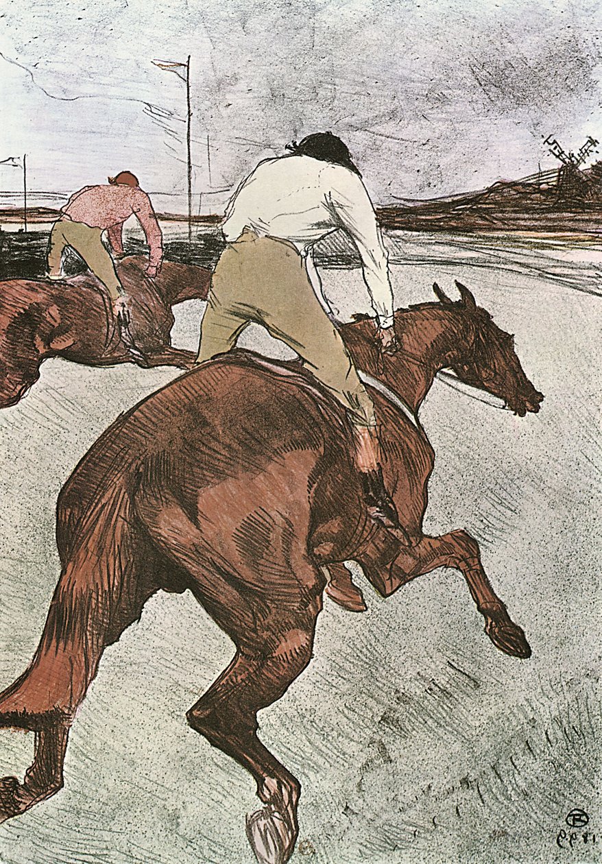 Jockeyen av Henri de Toulouse Lautrec